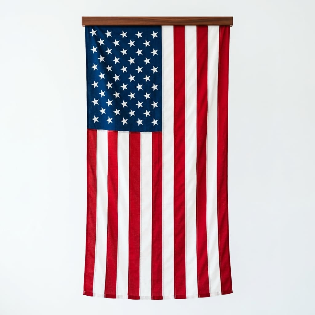 Framed American flag